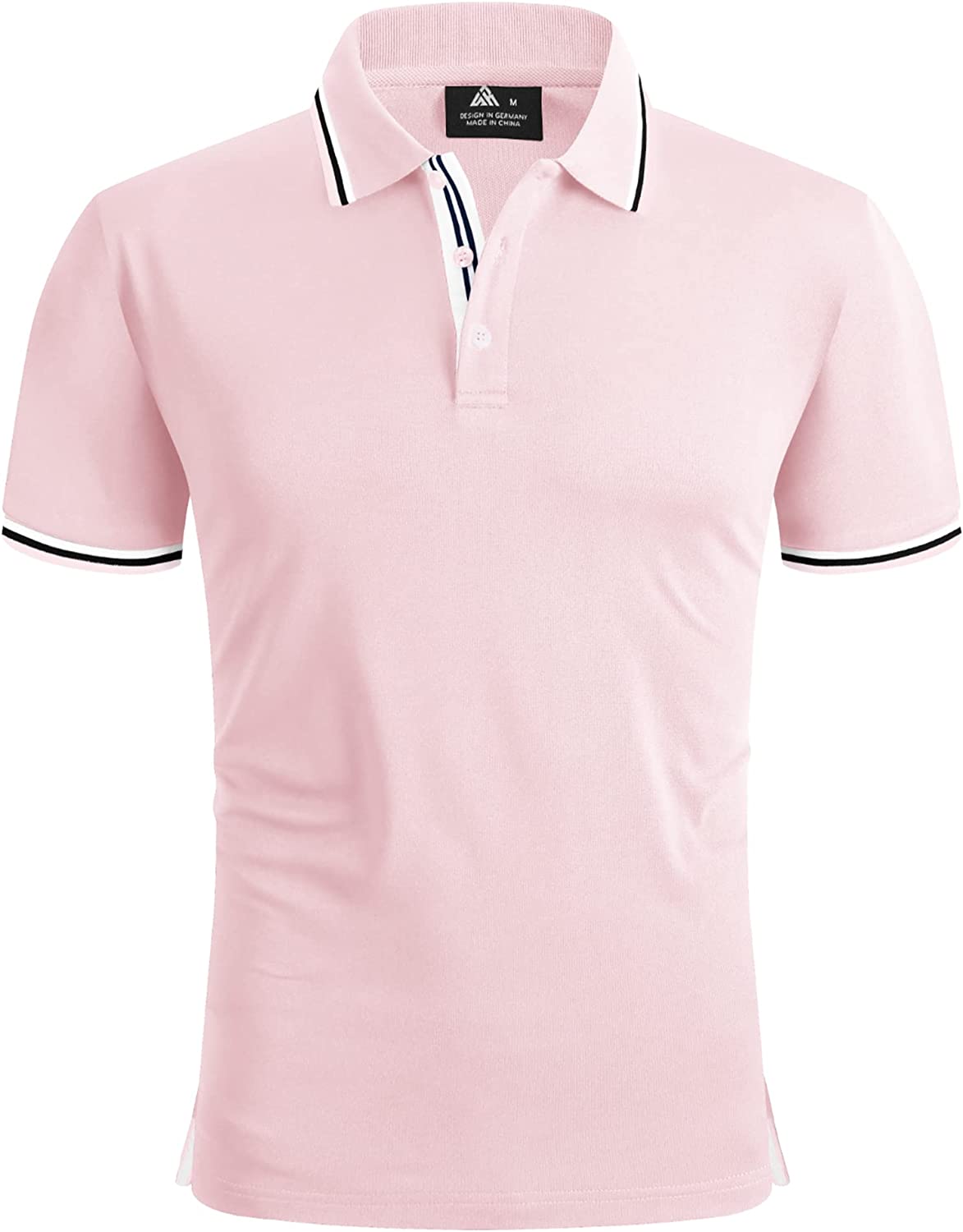 V VALANCH Golf Polo Shirts for Men Short Sleeve Moisture Wicking Summer Casual Collared Shirts Tennis Polo - Image 3